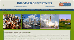 Desktop Screenshot of eb5orlandoinvest.com